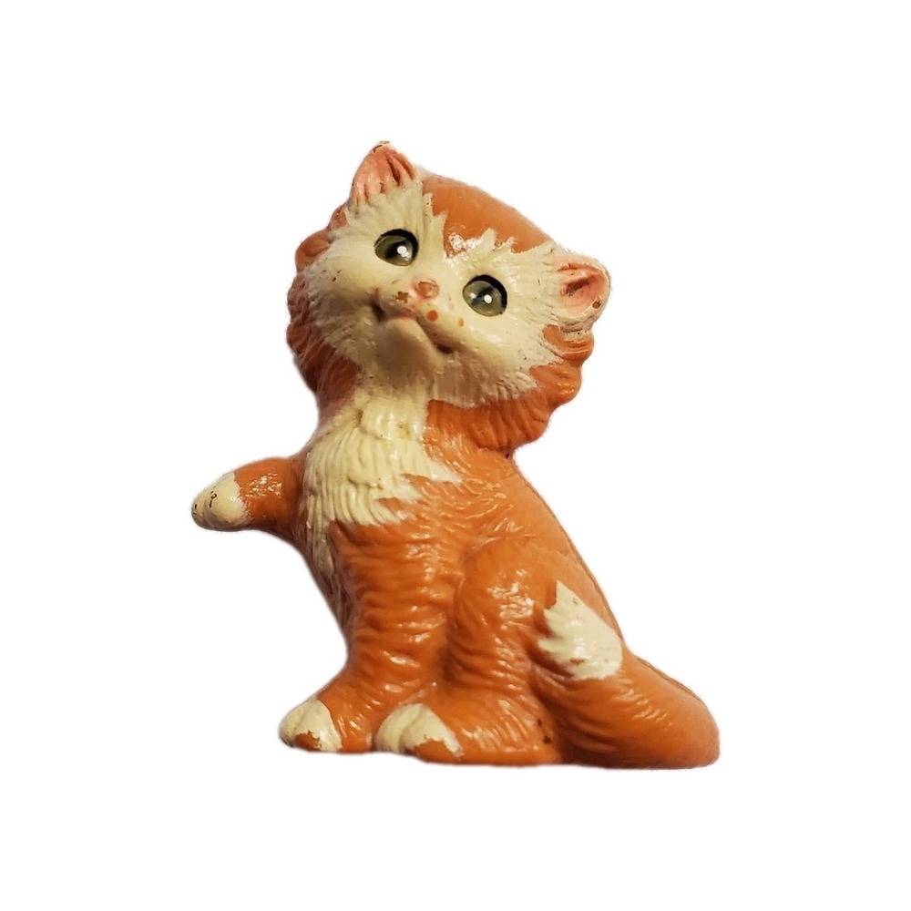 Vintage 1991 Barbie Pet Pals Courtney Orange Tabby Cat Mattel‎